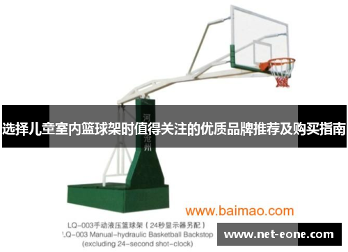 选择儿童室内篮球架时值得关注的优质品牌推荐及购买指南